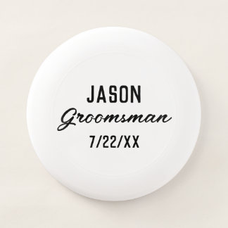 Groomsmen Gift Custom Text Wedding Favor Wham-O Frisbee