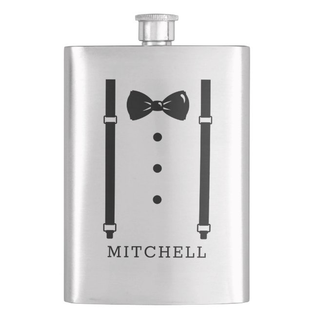 Groomsmen Gift Flask Personalized Gift (Front)