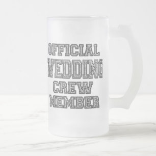 Groomsmen Gift Glass Beer Stein