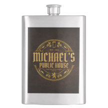 Groomsmen Gift Personalized Vintage Pub Rustic