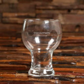 Groomsmen Gift Set with 16 oz. Craft Beer Glass (Front)