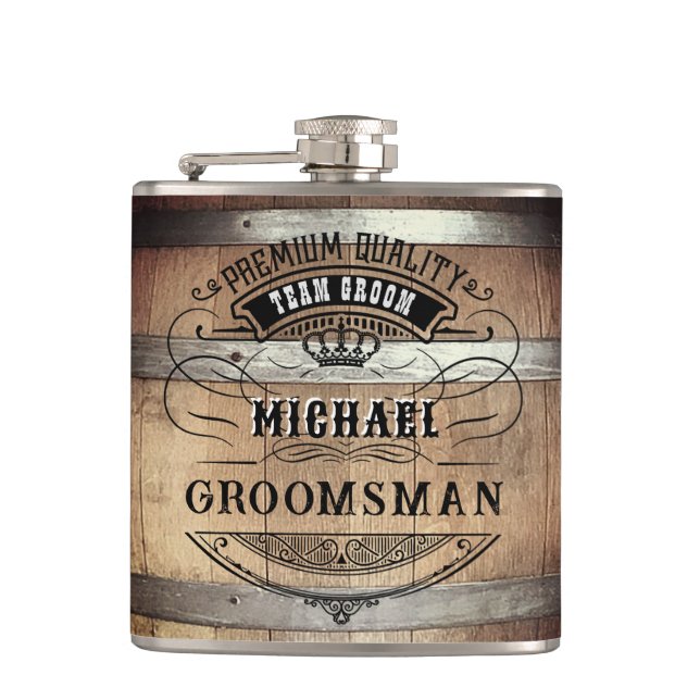 Groomsmen Gifts Flask (Front)