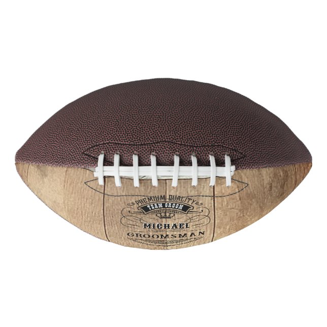 Groomsmen Gifts Football (Front)
