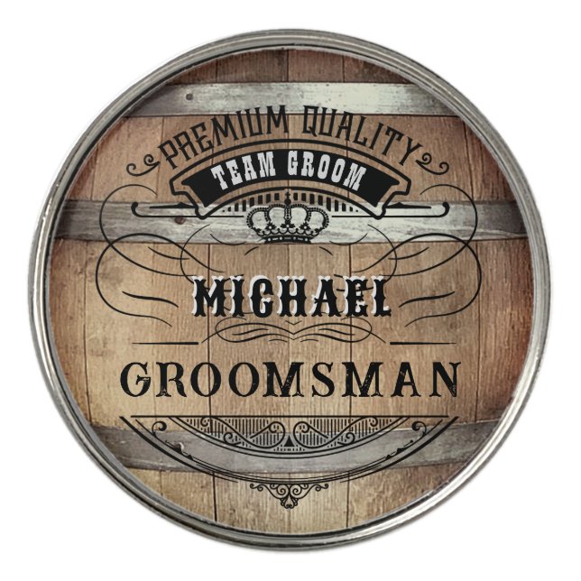 Groomsmen Gifts Golf Ball Marker (Front)