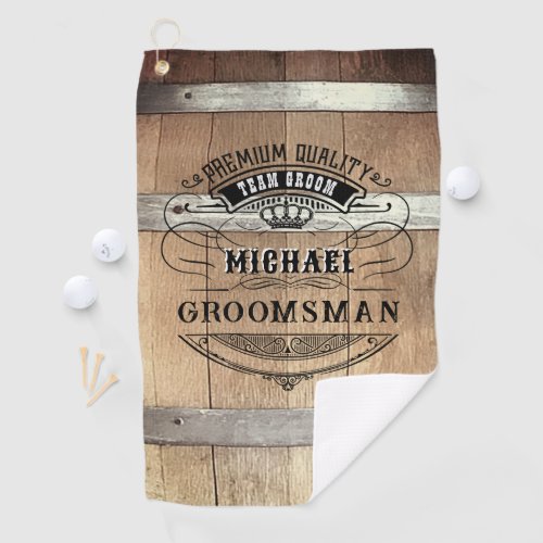 Groomsmen Gifts Golf Towel