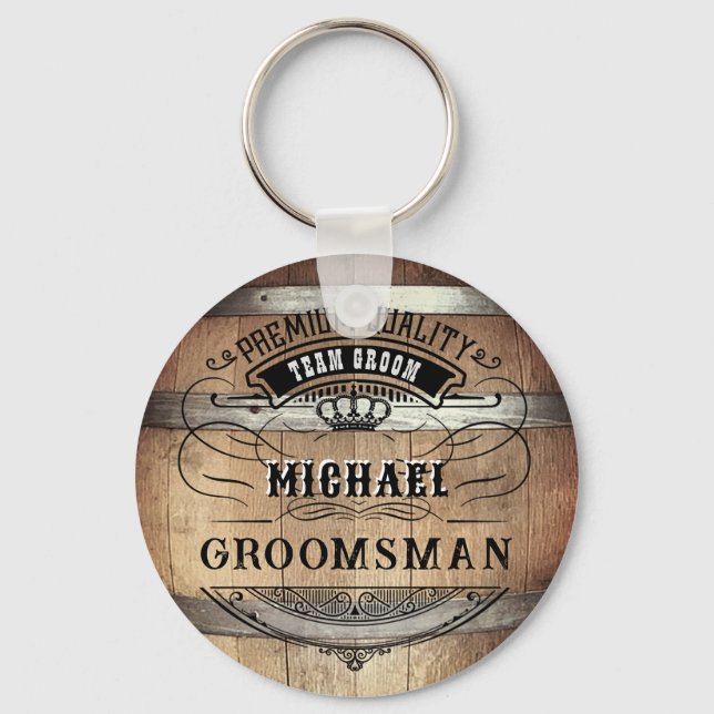 Groomsmen Gifts Keychain (Front)