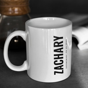 Groomsmen Gifts Masculine Wedding Party Best Man Coffee Mug