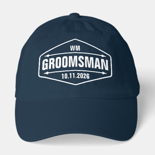 Groomsmen Gifts Personalized for Bachelor Party Hat