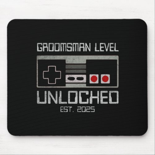 Groomsmen matching bachelor party 2025 gamer mouse pad