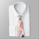 Groomsmen Modern Color Block Rose Gold, Navy Coral Neck Tie<br><div class="desc">PixDezines modern art of color block watercolor base in blush,  faux rose gold,  navy blue and live coral.   Perfect for wedding 2019 color trends.  Copyright © 2008-2019 PixDezines™. All rights reserved.</div>