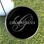 Groomsmen Monogram Wedding Favors Golf Ball Marker<br><div class="desc">Make your own custom monogrammed golf ball markers. Personalize this design with your own text. You can further customize this design by selecting the "customize further" link if desired.</div>