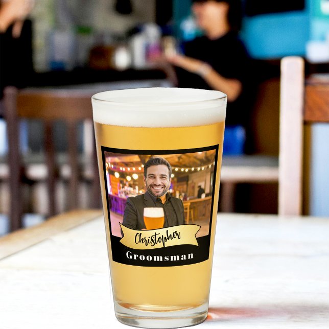 Groomsmen Pint Glass Series: The Beer boss (Creator Uploaded)