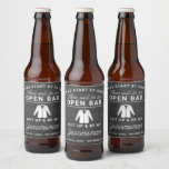 Groomsmen Proposal Beer Label<br><div class="desc">Pop the BIG question to your groomsmen with these fun beer labels! Sold in sets of 6,  so gather the guys and get this party started!</div>