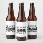 GROOMSMEN PROPOSAL Labels<br><div class="desc">Personalized Groomsman Proposal Gift,  Groomsmen Gift,  Groomsmen Proposal,  Groomsmen</div>