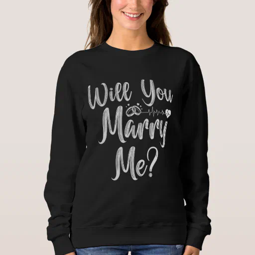 Groomsmen Proposal Will You Marry Me Couples Engag Sweatshirt