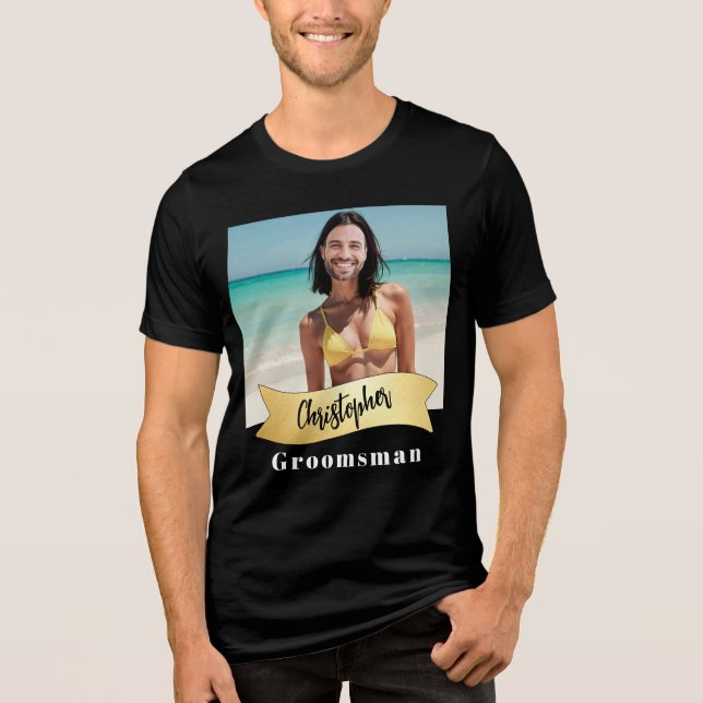 Groomsmen Series: The Beach Princess Tri-Blend Shirt (Front)