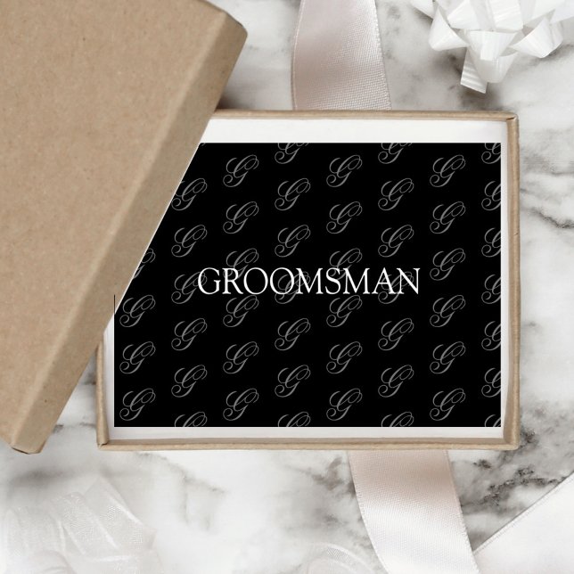 Groomsmen Swagbag Tissue Paper (Creator Uploaded)