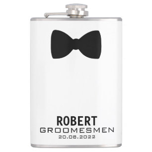 Groomsmen Wedding Party Custom Name Flask