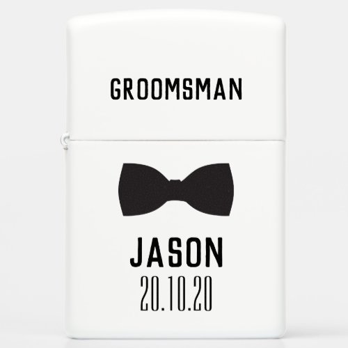 Groomsmen Wedding Party Gift Zippo Lighter