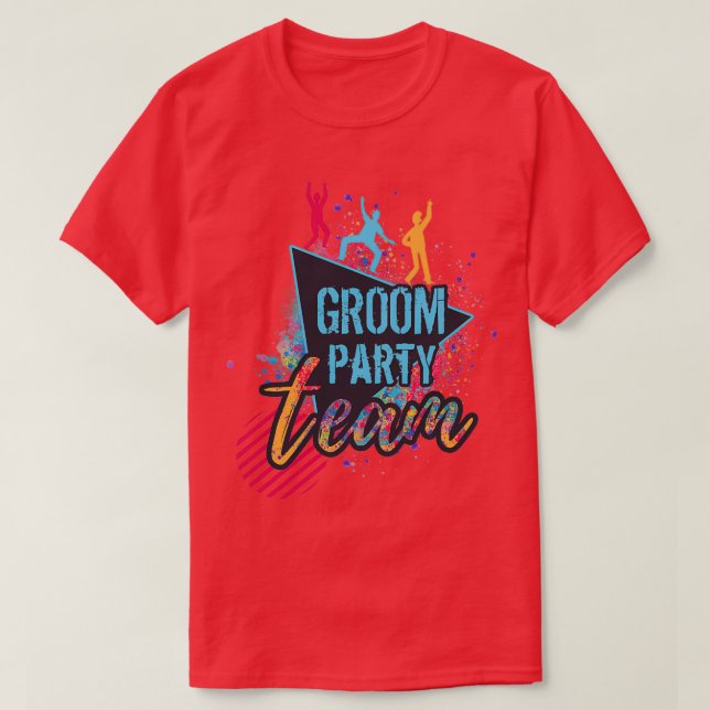 Groomx27s team II T-Shirt (Design Front)