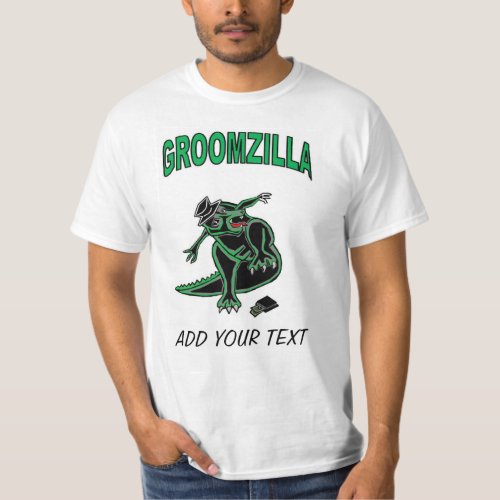 Groomzilla t_shirt