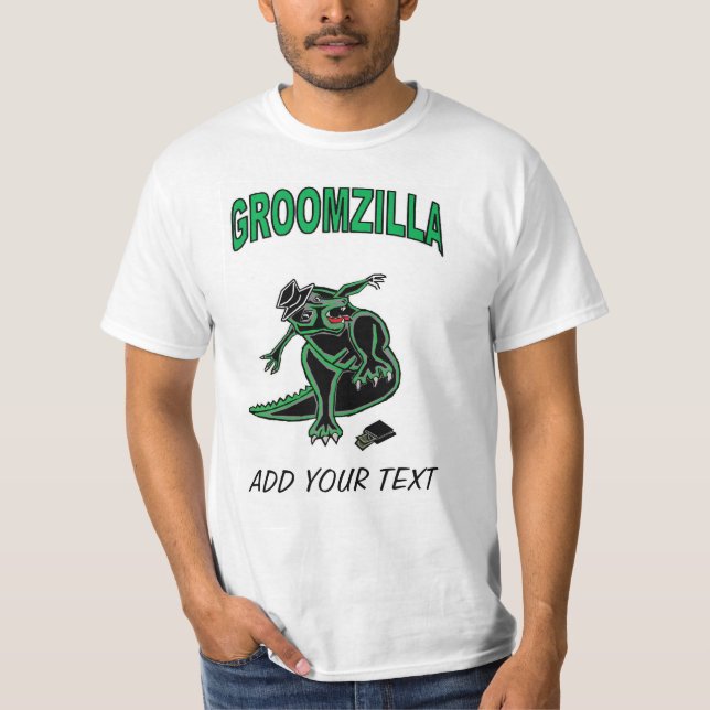 Groomzilla t-shirt (Front)