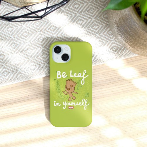 Groot Be Leaf in Yourself iPhone 15 Case