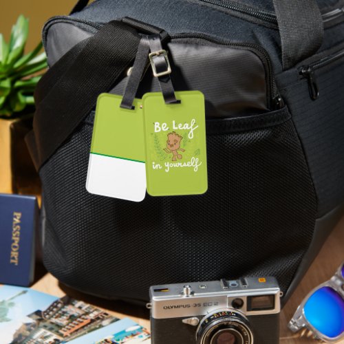 Groot Be Leaf in Yourself Luggage Tag