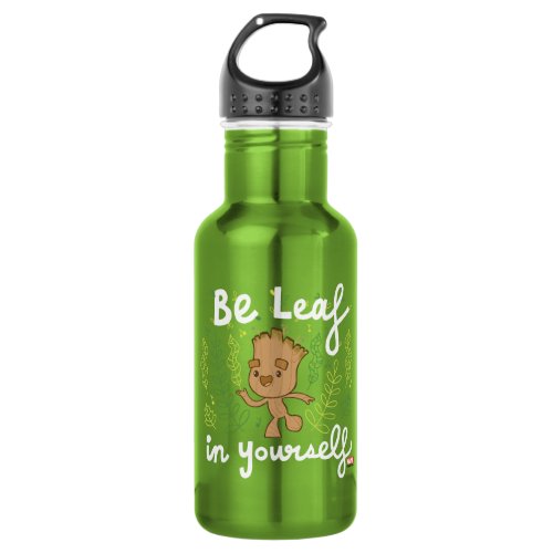 Groot Be Leaf in Yourself Stainless Steel Water Bottle