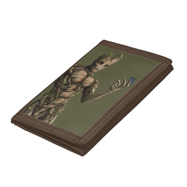 Groot Character Art Tri-fold Wallet (Bottom)