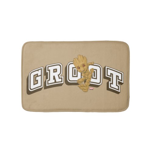 Groot Collegiate Name Graphic Bath Mat