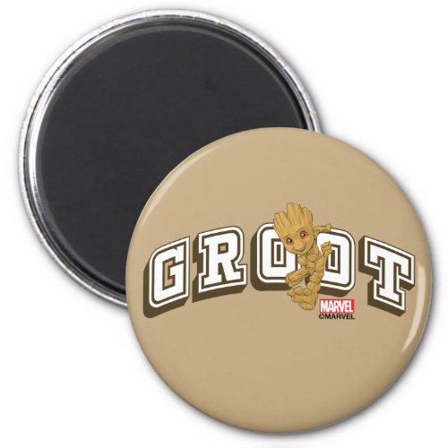 Groot Collegiate Name Graphic Magnet