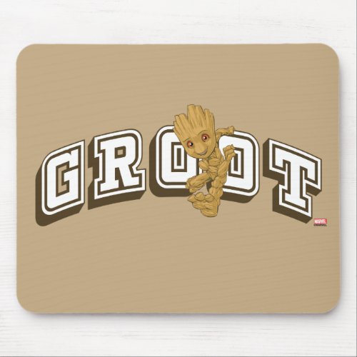 Groot Collegiate Name Graphic Mouse Pad