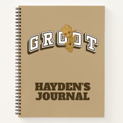 Groot Collegiate Name Graphic Notebook