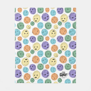Groot Colorful Circle Pattern Fleece Blanket