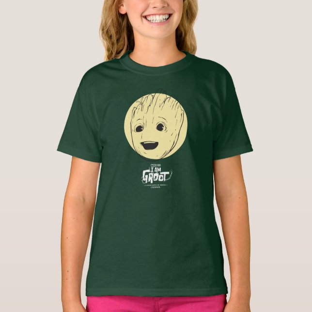 Groot Colorful Circle Pattern T-Shirt (Front)