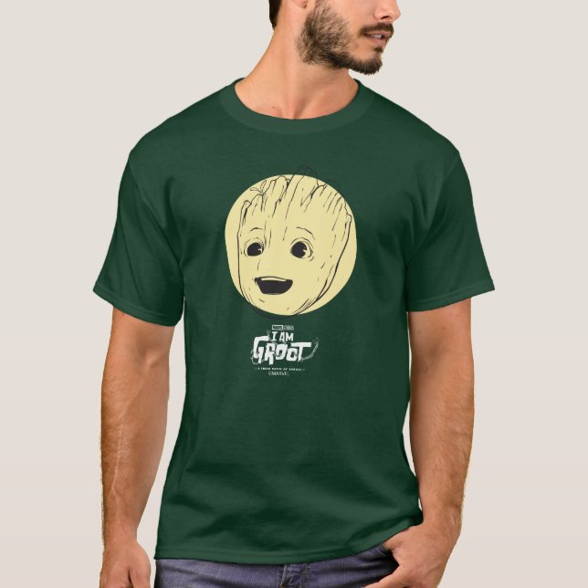 Groot Colorful Circle Pattern T-Shirt (Front)