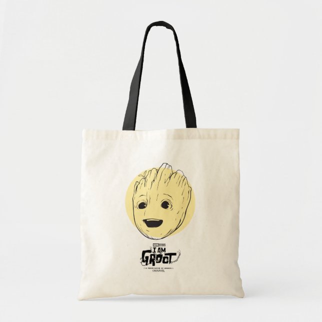 Groot Colorful Circle Pattern Tote Bag (Front)