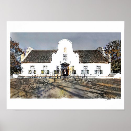 Groot Constantia Cape Town Print