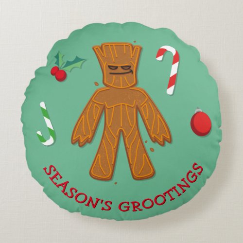 Groot Cookie Round Pillow