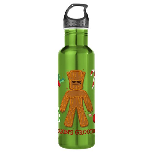 Groot Cookie Stainless Steel Water Bottle