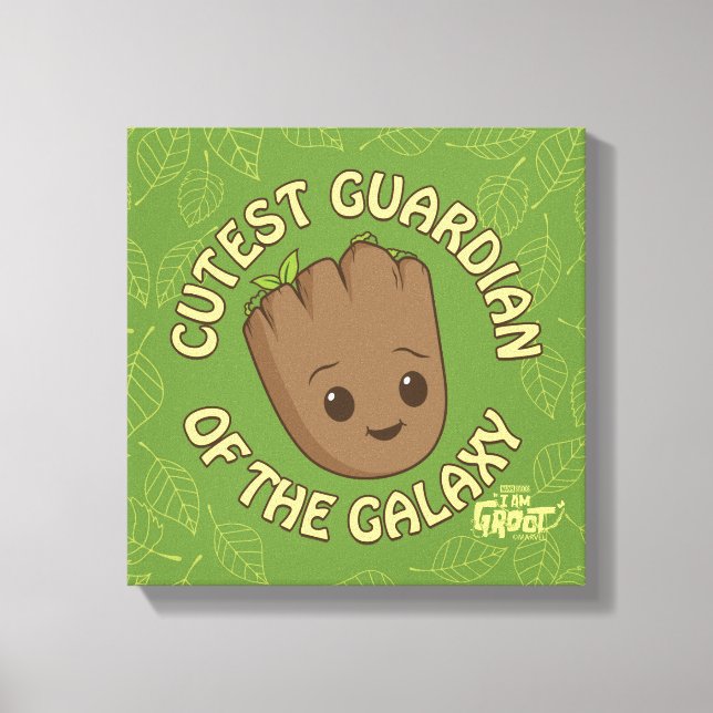 Groot - Cutest Guardian of the Galaxy Canvas Print (Front)