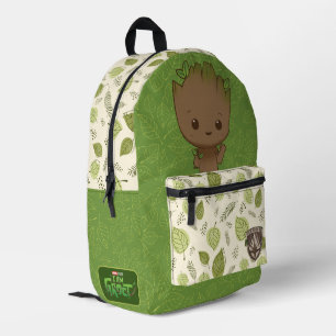 Groot - Cutest Guardian of the Galaxy Printed Backpack