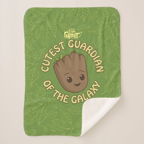 Groot _ Cutest Guardian of the Galaxy Sherpa Blanket