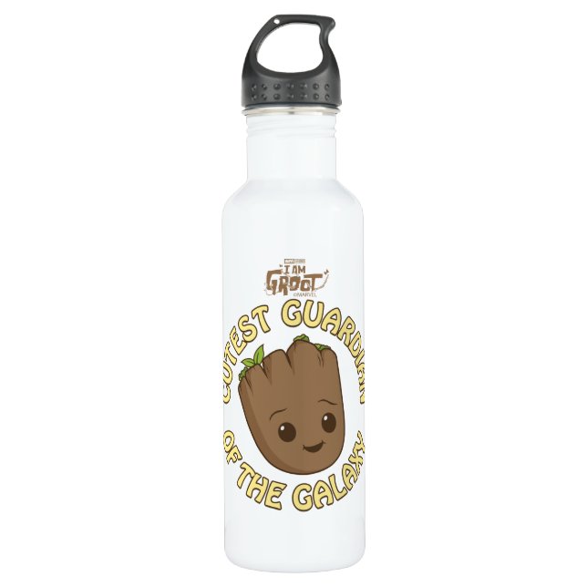 Groot - Cutest Guardian of the Galaxy Stainless Steel Water Bottle (Front)