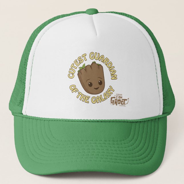 Groot - Cutest Guardian of the Galaxy Trucker Hat (Front)