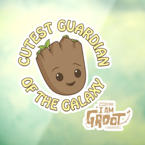Groot _ Cutest Guardian of the Galaxy Window Cling