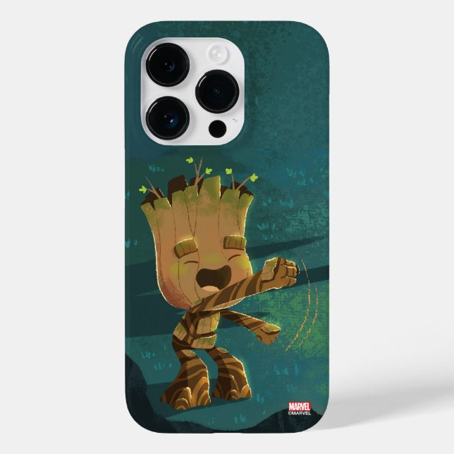 Groot Dancing Illustration Case-Mate iPhone Case (Back)