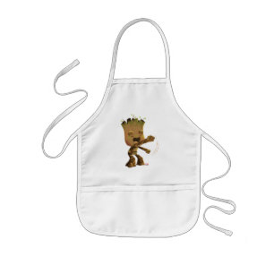Groot Dancing Illustration Kids' Apron
