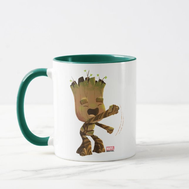 Groot Dancing Illustration Mug (Left)